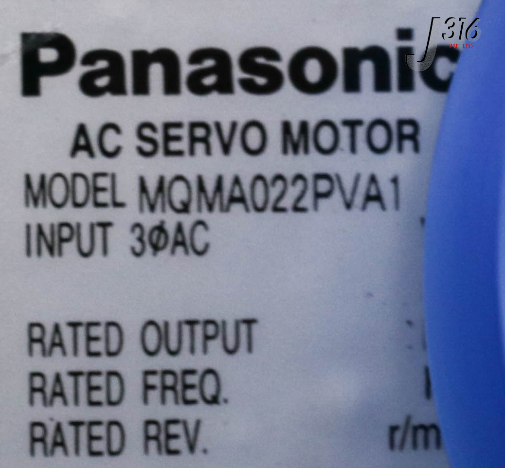 15465 PANASONIC GVENT AC SERVO GEARED MOTOR ASSY, MQMA022PVA1